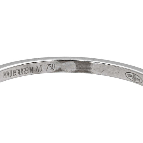 Bague 53 Mauboussin Bague Trois grains d'amour Or blanc Diamant 58 Facettes 5119853RV