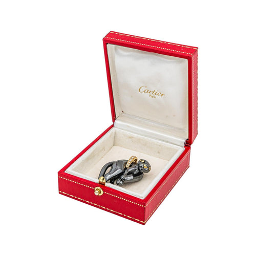 Pendentif Cartier Pendentif Panthère Argent, Or jaune Diamant 58 Facettes 5114923CN