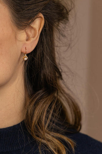 Boucles d'oreilles Boucles d'oreilles Dormeuses Or rose Perle 58 Facettes 5189855RV