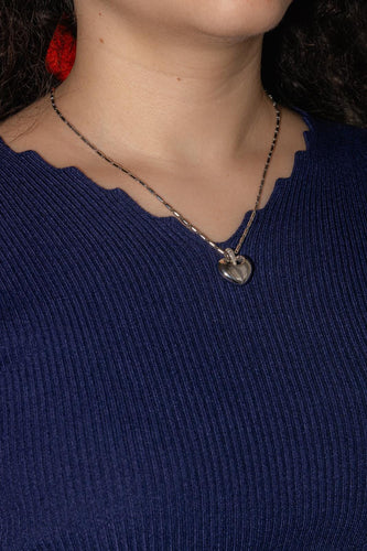 Collier Collier Or blanc Diamant 58 Facettes 4958923CN