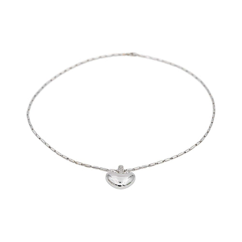 Collier Collier Or blanc Diamant 58 Facettes 4958923CN