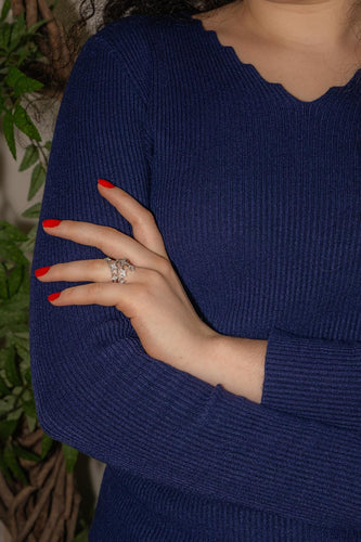 Bague 51 Bague Or blanc Diamant 58 Facettes 4870279CN
