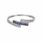 Bague 54 Bague  Or blanc Diamant, Saphir 58 Facettes 4958838CN
