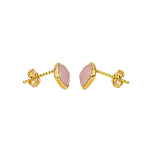 Boucles d'oreilles Boucles d'oreilles Or Quartz rose 58 Facettes 5276272RV