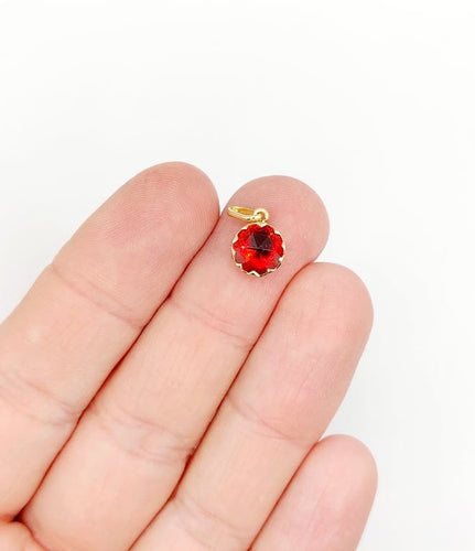 Pendentif Pendentif vintage en or 18k au grenat de Perpignan (circa 1950) 58 Facettes A06742