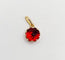 Pendentif Pendentif vintage en or 18k au grenat de Perpignan (circa 1950) 58 Facettes A06742