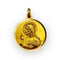Pendentif Pendentif double face - Médaille Vierge et Christ en or jaune 750 58 Facettes 149066432
