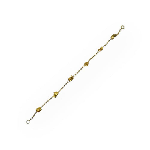 Bracelet Bracelet pépites en or jaune 750 (18K) 58 Facettes 149066312
