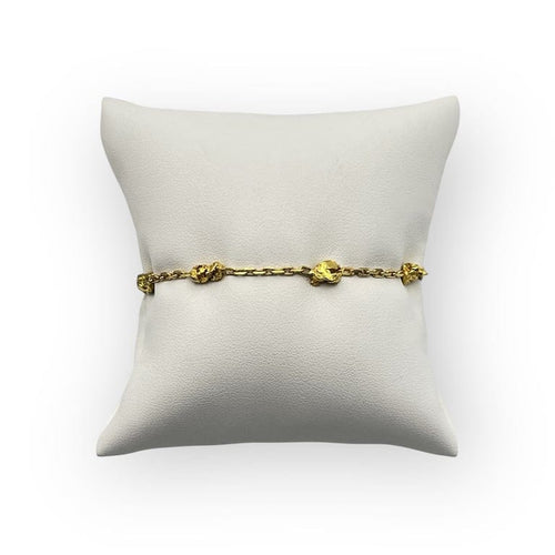 Bracelet Bracelet pépites en or jaune 750 (18K) 58 Facettes 149066312