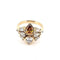 Bague 58 Bague en or jaune 18 ct avec diamants taille poire 58 Facettes 171/F