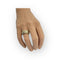 Bague 59 Bague pavée en or jaune 750 sertie de 74 diamants 58 Facettes 149067417