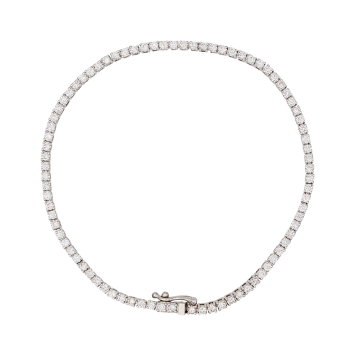 Bracelet Bracelet Ligne Or blanc Diamant 58 Facettes 5073349RV