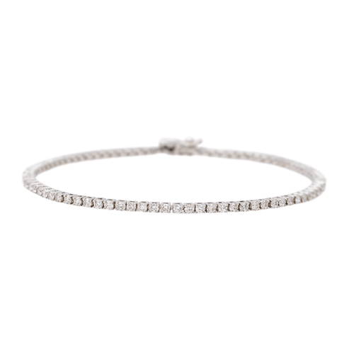 Bracelet Bracelet Ligne Or blanc Diamant 58 Facettes 5073349RV