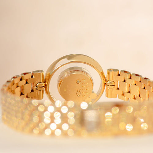 Montre Chopard Happy Diamonds - Montre femme en or jaune 18 carats et diamants 58 Facettes 2034