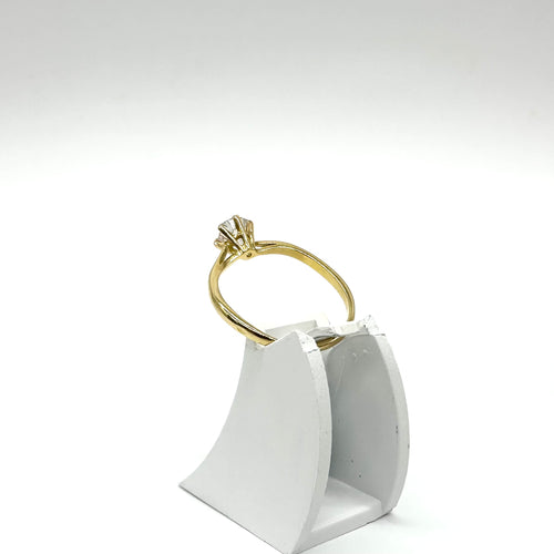 Bague 60 Solitaire - Bague en or jaune 750 avec diamant 0,75 ct 58 Facettes Z15B51303