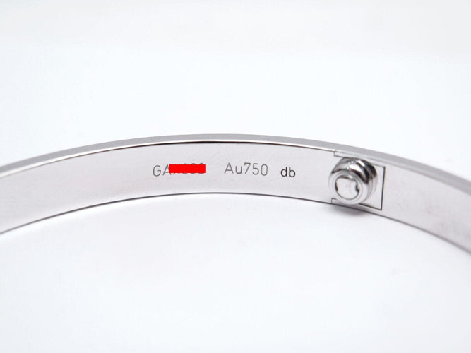 Bracelet Cartier Love - Bracelet en or blanc (or gris) 18k, taille 20 58 Facettes 271116