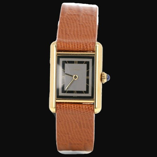 Montre Cartier Montre Tank Vermeil 58 Facettes MT45959