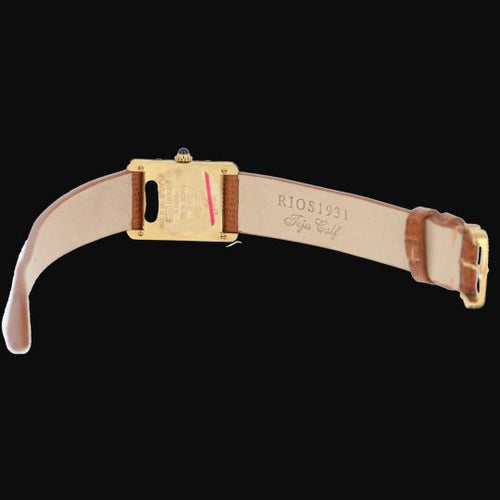 Montre Cartier Montre Tank Vermeil 58 Facettes MT45959