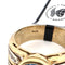 Bague 59 Bague années 90 en or jaune 18 ct, topaze bleue et diamants 58 Facettes 188/D SHD 94/26