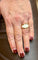 Bague 51 Puig Doria - Bague vintage en or jaune 18 carats, bois et ivoire, T51 58 Facettes 88705-ac11160