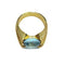 Bague Bague - Topaze sky taille escalier 5,56 ct en or 18k 58 Facettes S115