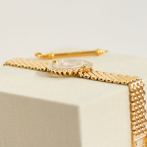Montre Chopard Happy Diamonds - Montre femme en or jaune 18k et diamants 58 Facettes 3292
