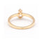 Bague Bague en or rose 18 ct avec diamants de laboratoire 1,00 ct 58 Facettes UKD362910MM