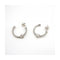 Boucles d'oreilles FLEUR - Boucles d’oreilles en argent 925 et acier 316L avec diamants 58 Facettes UKD363912SO