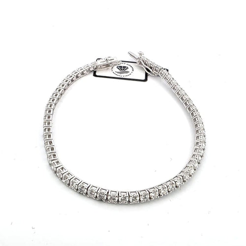 Bracelet Bracelet tennis en or blanc 18 ct avec diamants 58 Facettes 145/A