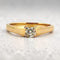 Bague 54 Solitaire - Bague en or jaune 18 carats et diamant 0,31 ct 58 Facettes Sb8