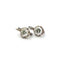 Boucles d'oreilles Boucles d’oreilles années 1930 en or blanc 18 kt avec diamants 58 Facettes 654/B OC