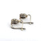 Boucles d'oreilles Boucles d’oreilles années 1930 en or blanc 18 kt avec diamants 58 Facettes 654/B OC