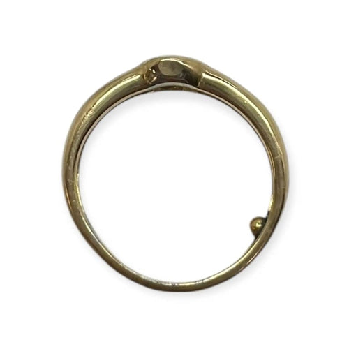 Bague 48 Bague en or jaune 18K (750) avec 7 diamants 58 Facettes 330093760