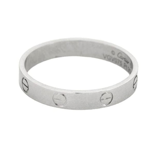 Bague 64 CARTIER - Love - Bague / Alliance en platine 58 Facettes 58FC6-1