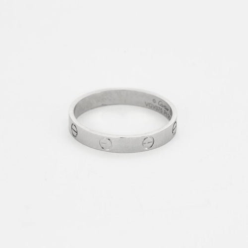 Bague 64 CARTIER - Love - Bague / Alliance en platine 58 Facettes 58FC6-1