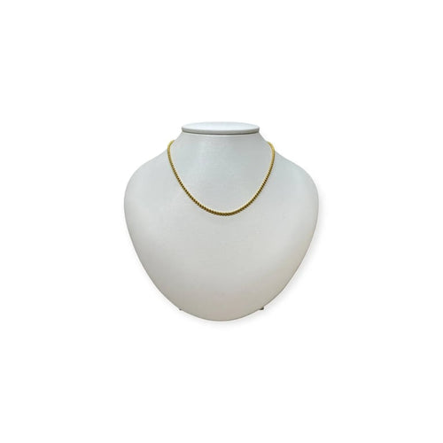 Collier Collier maille boule en or jaune 750 58 Facettes 330093548