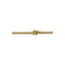 Collier Collier maille boule en or jaune 750 58 Facettes 330093548
