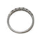 Bague 56 Alliance demi-tour - Bague en or blanc 750 sertie de diamants 58 Facettes 330092196