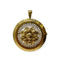 Pendentif Broche pendentif vintage rosace en or jaune 750 58 Facettes 330091952