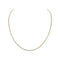 Collier Chaîne - Chaîne maille forçat en or jaune 750, 43 cm 58 Facettes 330090657