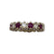 Bague 49 Bague en or blanc 18K sertie de diamants et rubis 58 Facettes 330091349