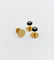 Boutons de col anciens en or 18k, diamants taille ancienne et émail 58 Facettes A06811