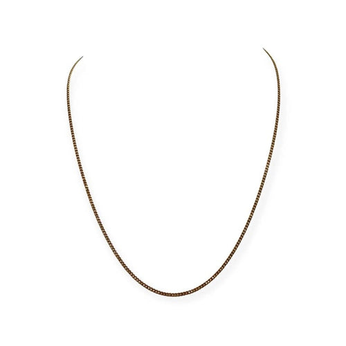 Collier Chaîne maille gourmette en or jaune 750, 48 cm 58 Facettes 330092720