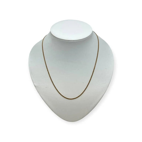 Collier Chaîne maille gourmette en or jaune 750, 48 cm 58 Facettes 330092720