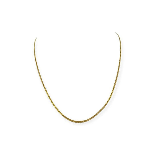 Collier Chaîne maille marine en or jaune 750 46 cm 58 Facettes 330092670