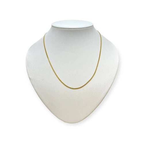 Collier Chaîne maille marine en or jaune 750 46 cm 58 Facettes 330092670