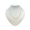 Collier Chaîne maille marine en or jaune 750 46 cm 58 Facettes 330092670