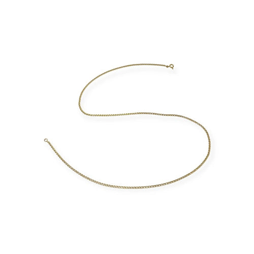 Collier Chaîne maille marine en or jaune 750 46 cm 58 Facettes 330092670