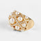 Bague 51 Chanel Baroque - Bague en or jaune 18k, perles et diamants 58 Facettes 268