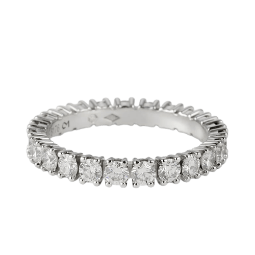 Bague 56 Cartier Destinée - Bague en platine et diamants 58 Facettes 252